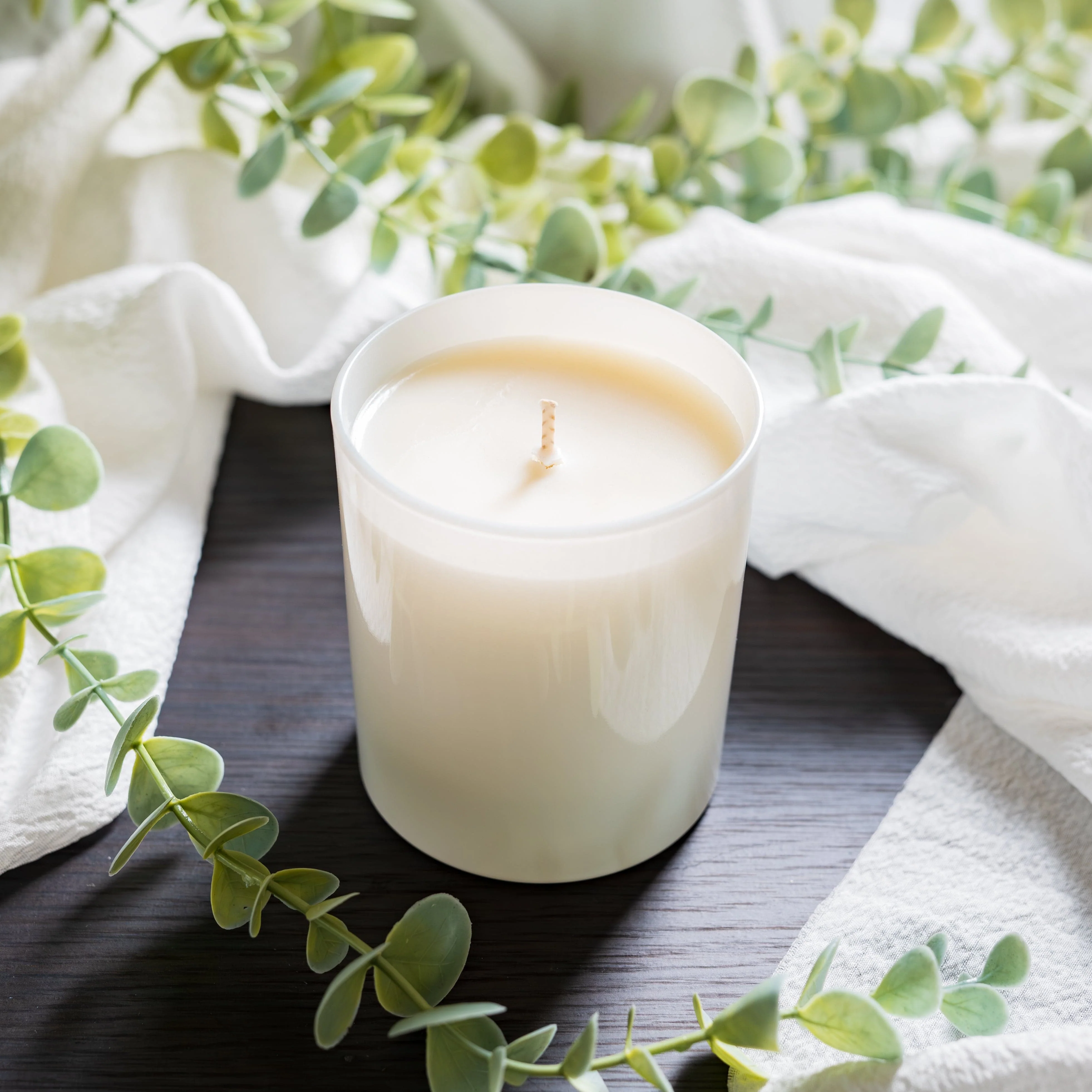 30cl Lotti Candle Jar - White Gloss - Image 3