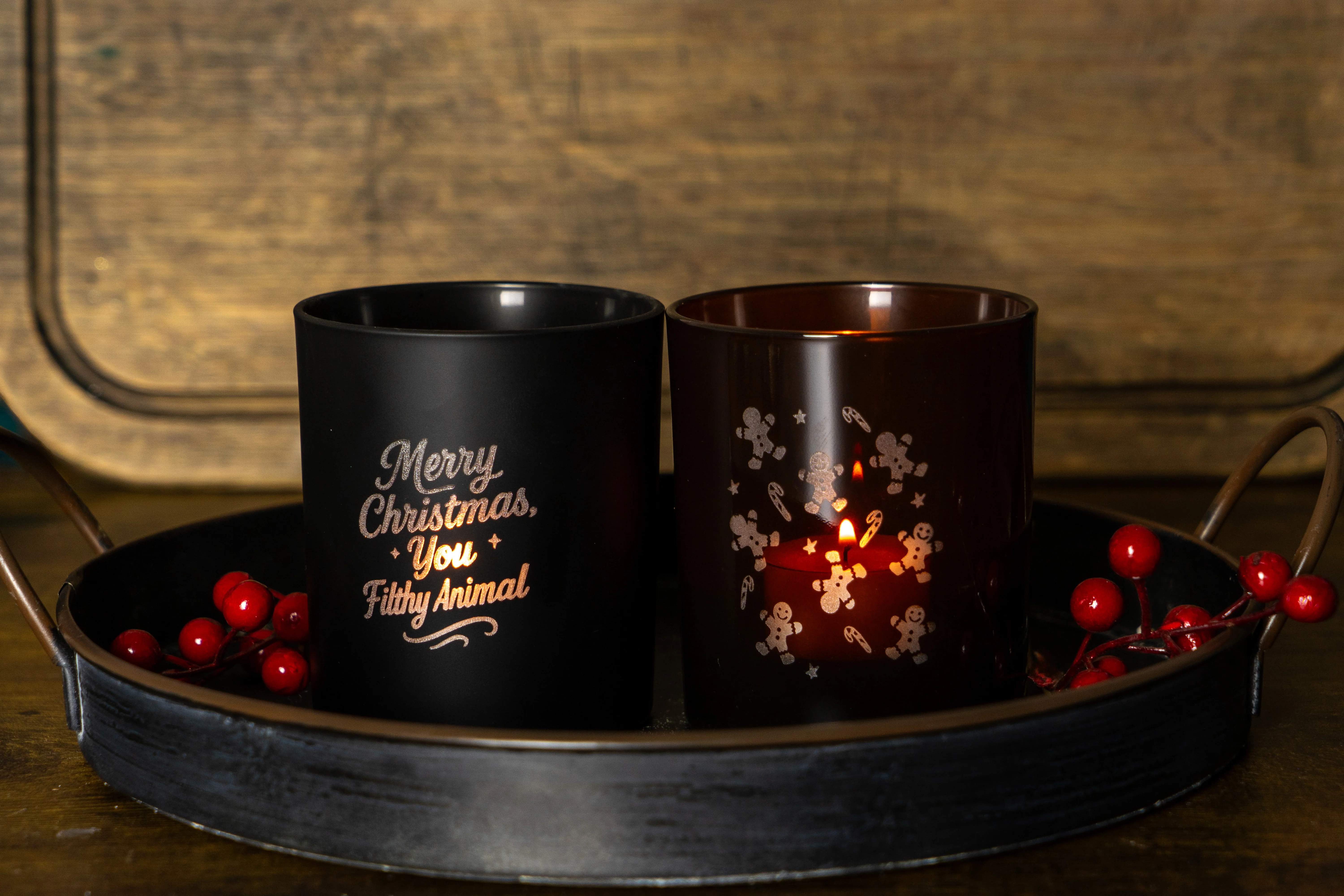 Sugar & Spice - Amber 30cl Lotti Christmas Candle Jar - Image 2
