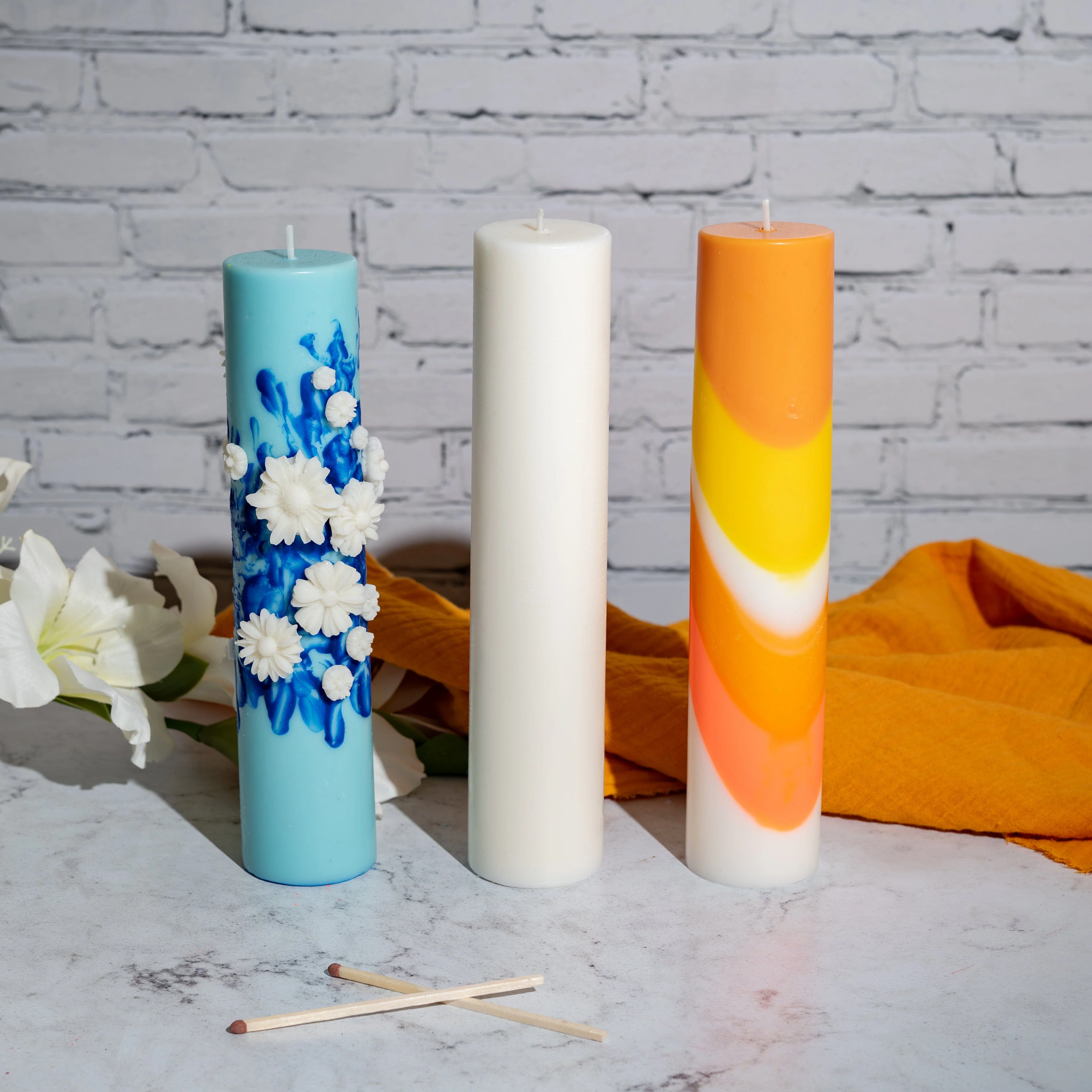 Flat Cylinder 47x220 - Pillar Candle Mould - Image 3