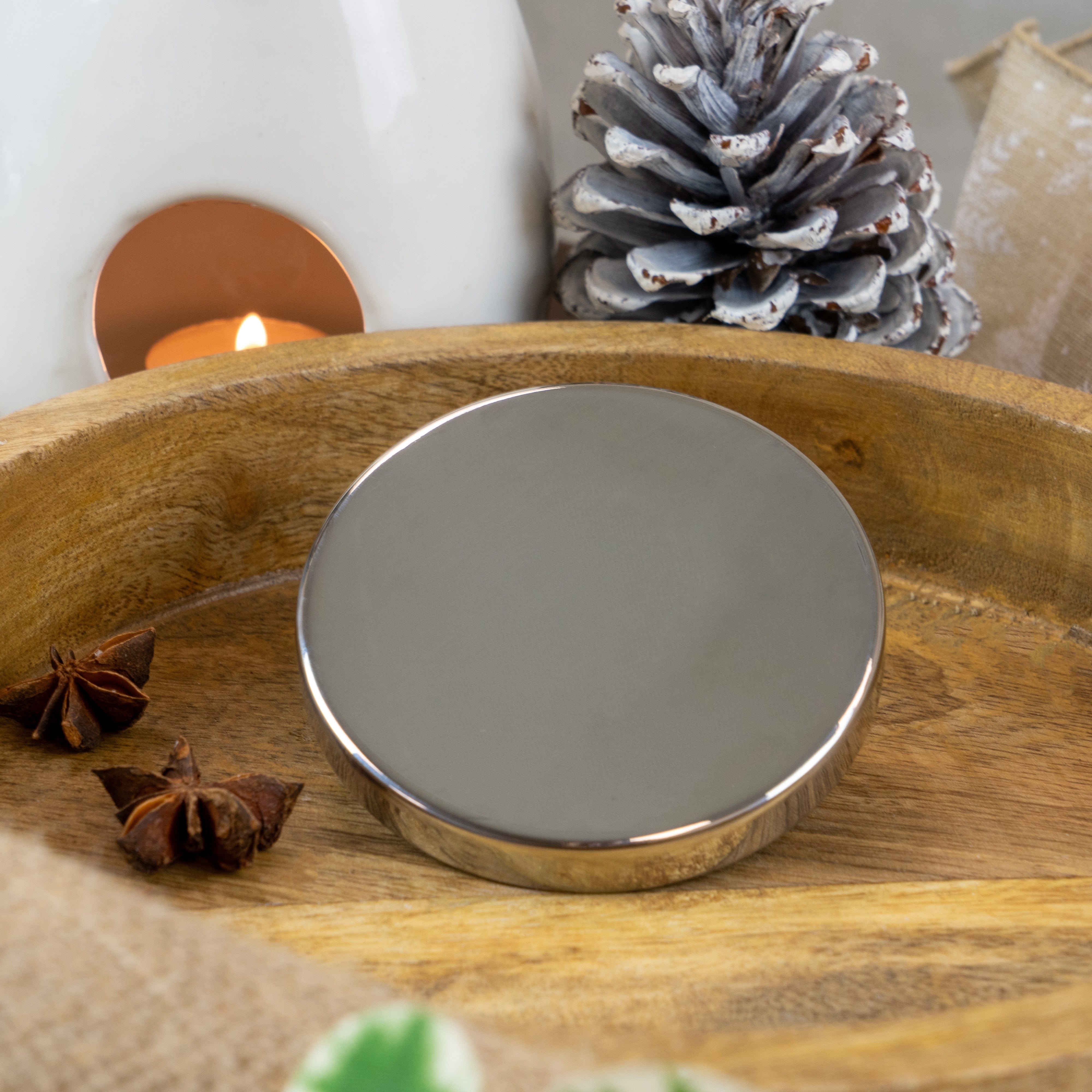 Silver Lid with Silicone for 30cl Lotti & Aria Jars