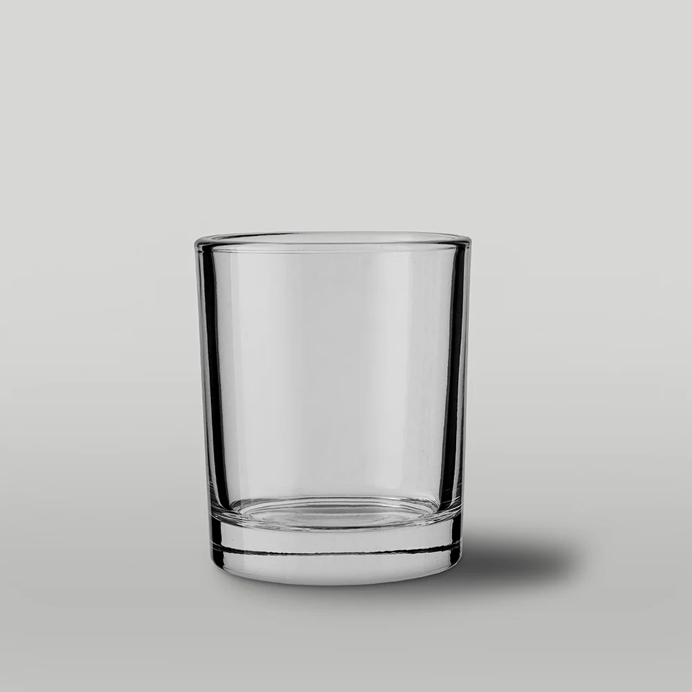 30cl Ebony Candle Jar - Clear