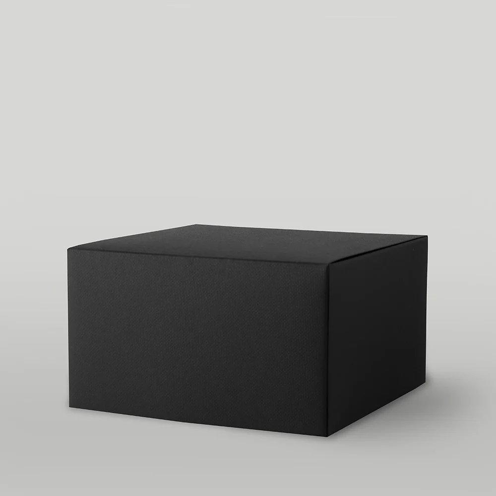 Black eFluted Candle Box (Size 5)
