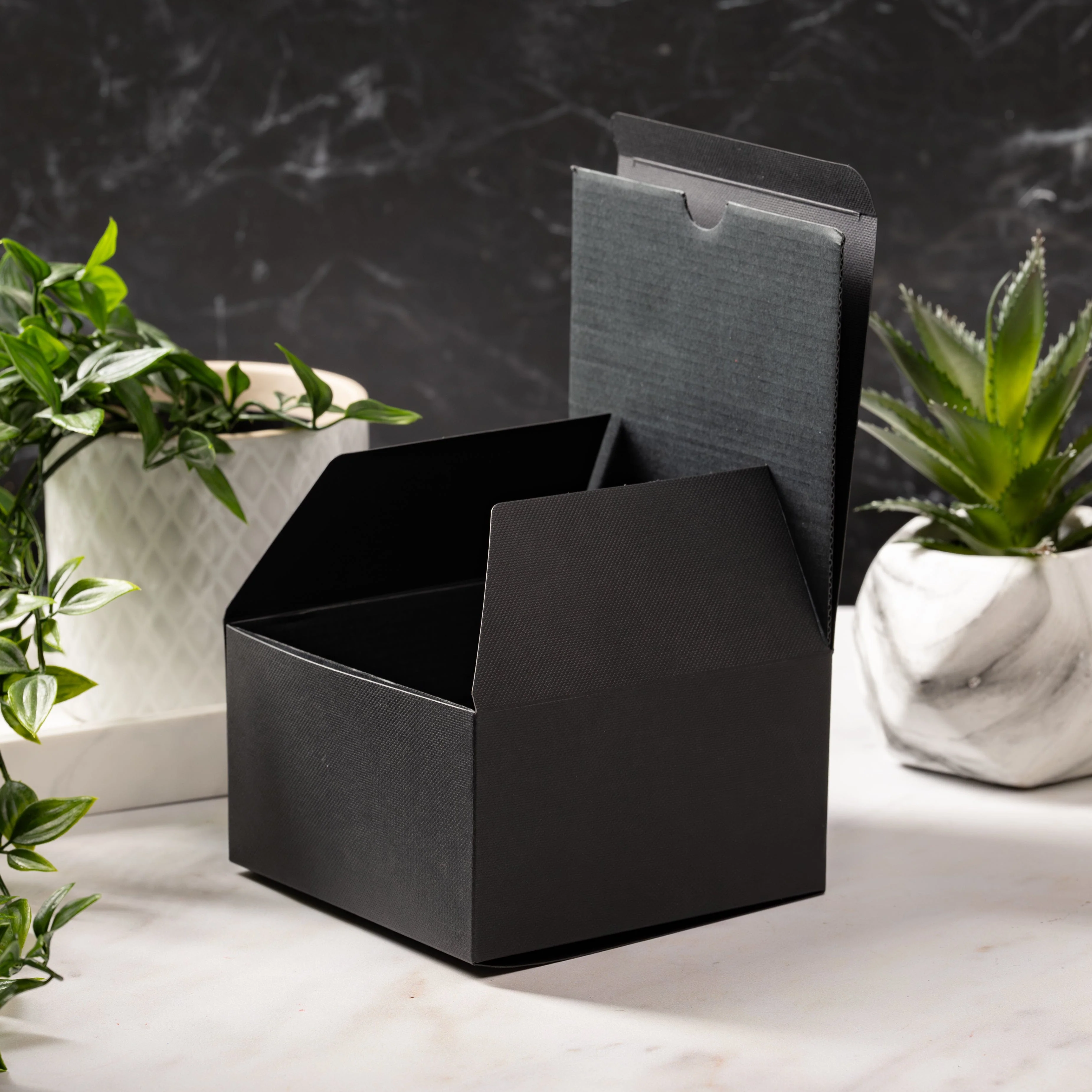 Black eFluted Candle Box (Size 5) - Image 3