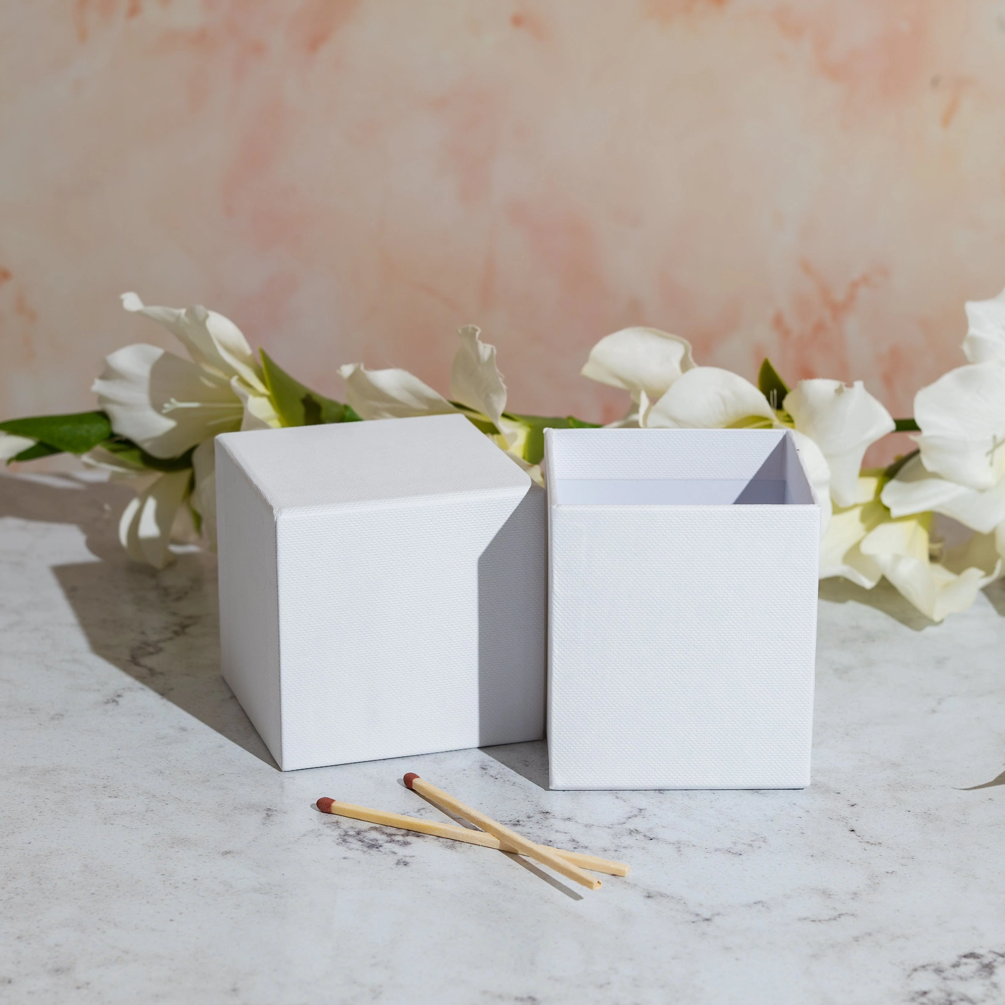 White Rigid Candle Box (Size 2) - Image 5
