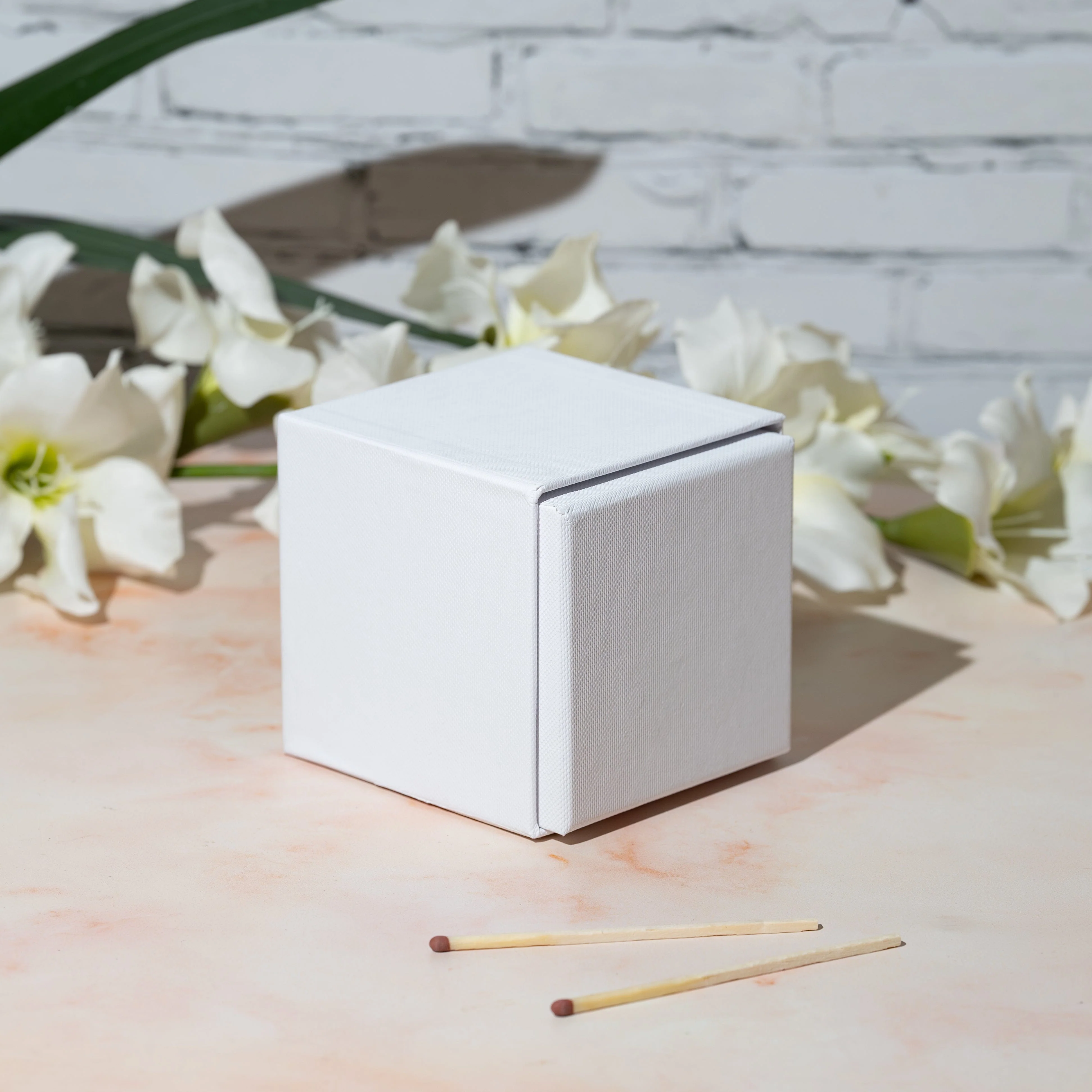 White Rigid Candle Box (Size 4) - Image 4