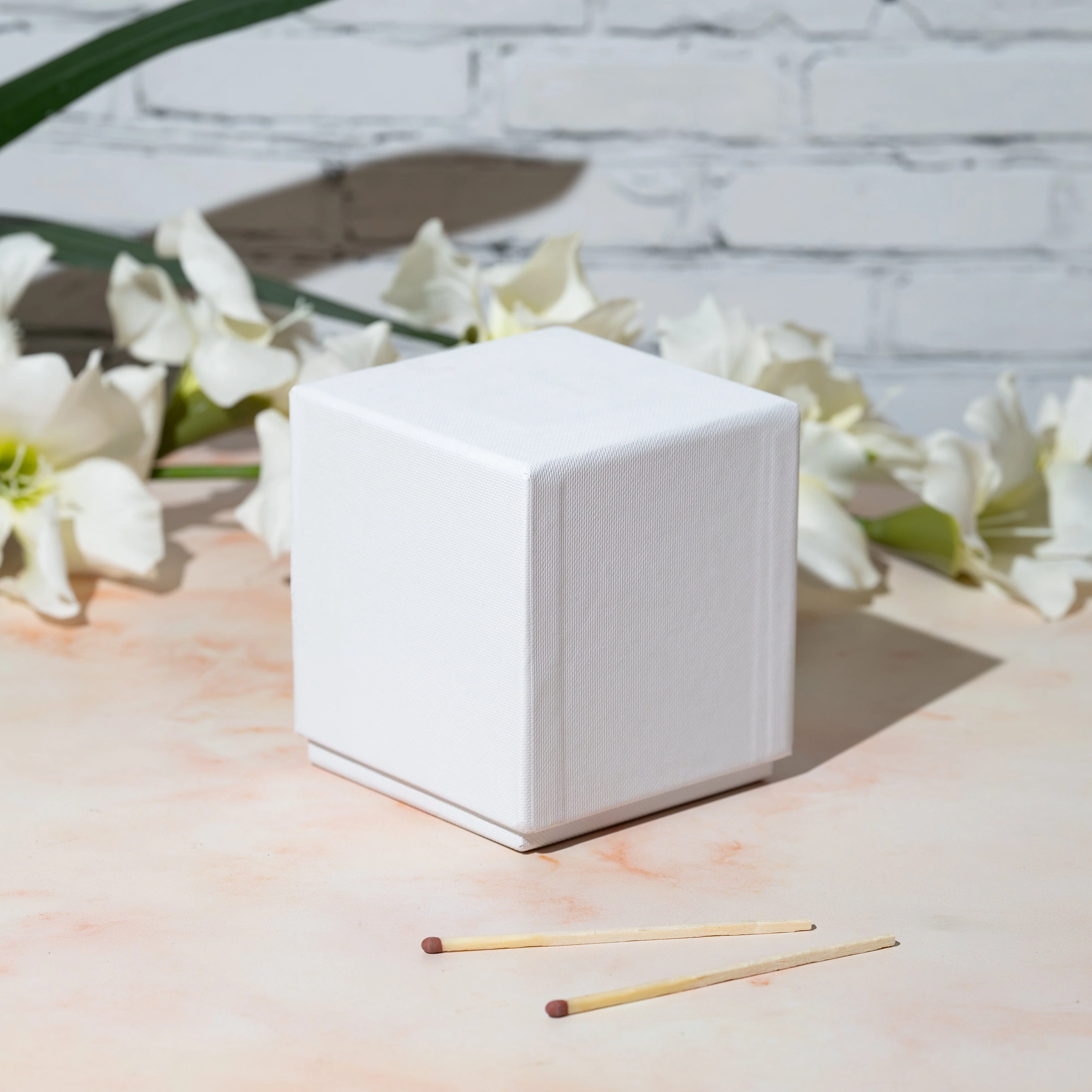 White Rigid Candle Box (Size 4) - Image 5