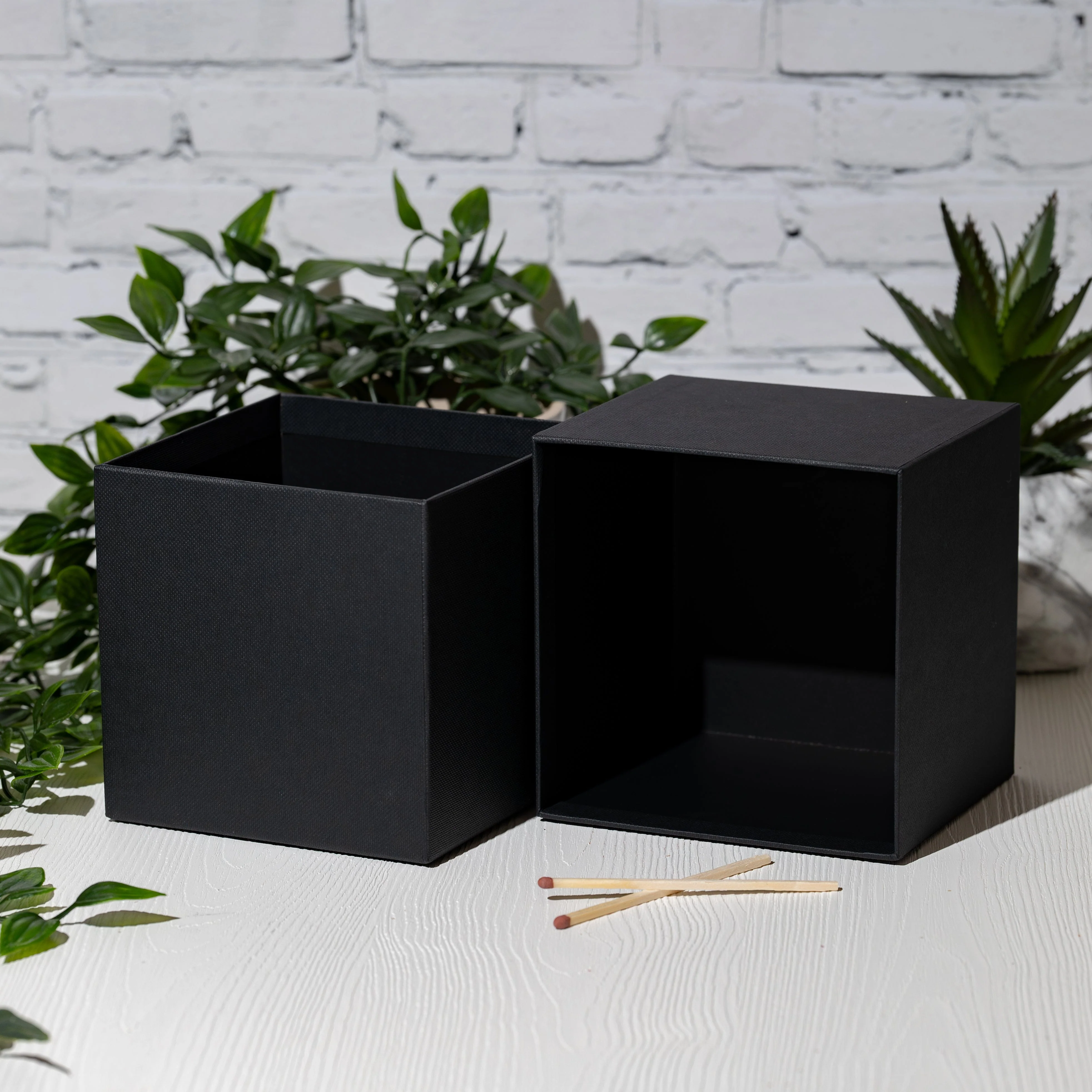 Black Rigid Candle Box (Size 6) - Image 5