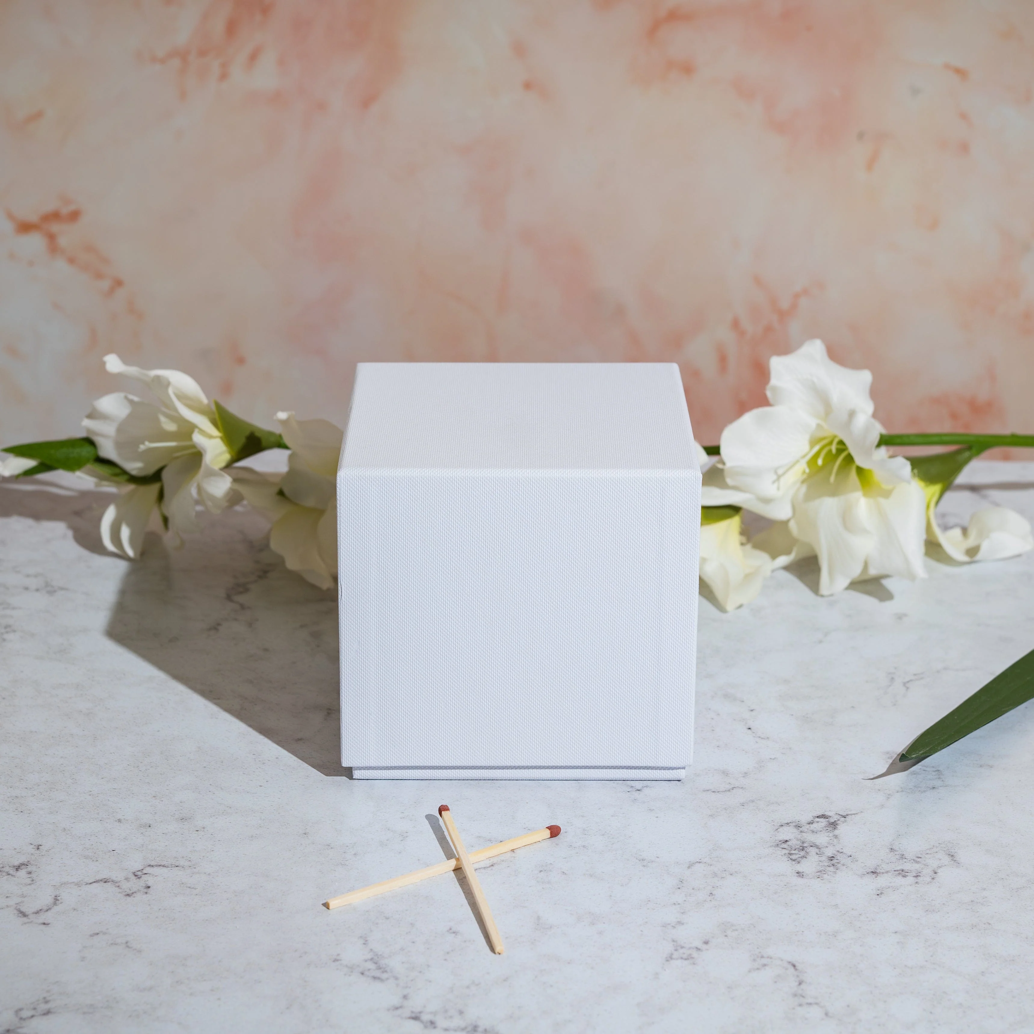White Rigid Candle Box (Size 6) - Image 4