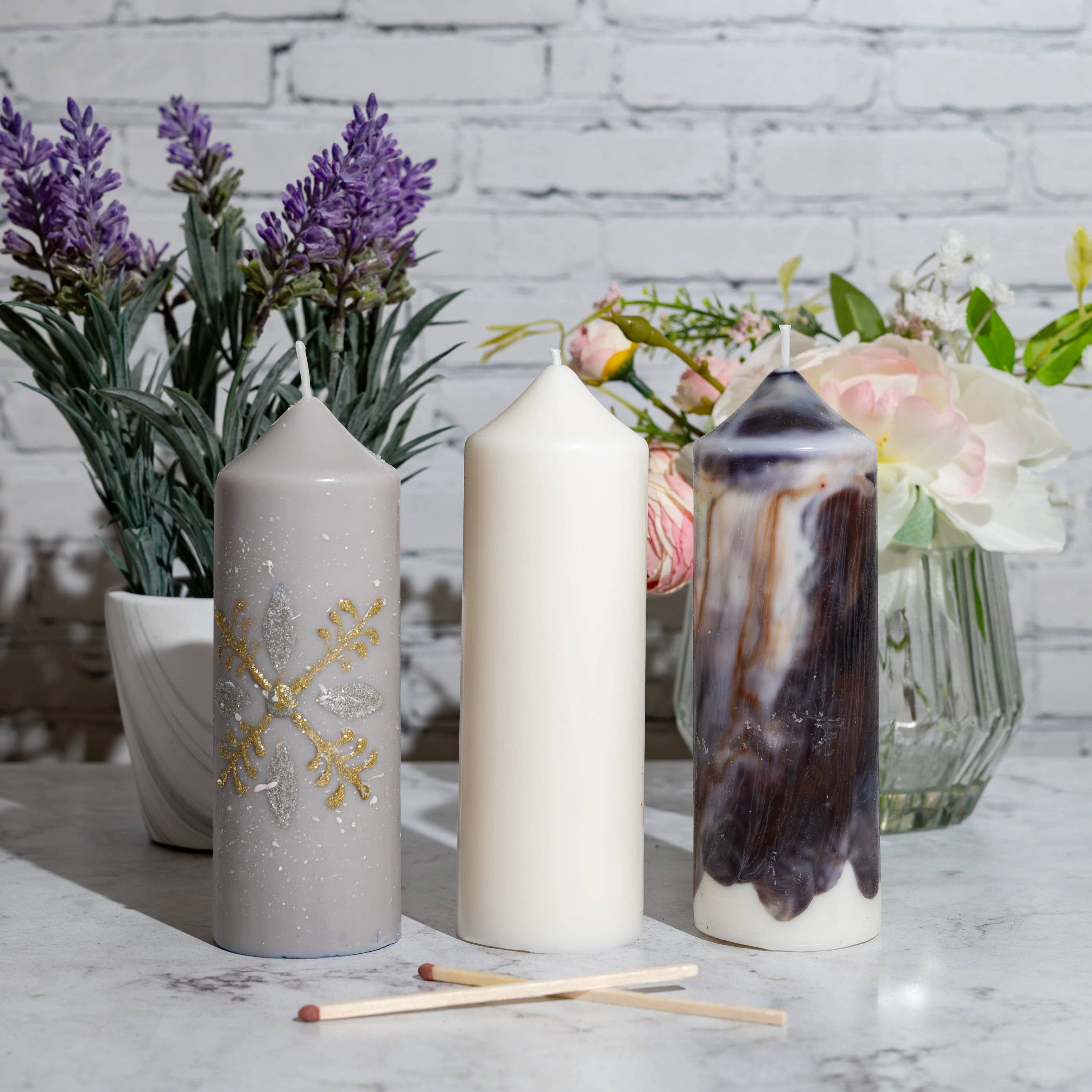 Pointed Cylinder 50x140 - Pillar Candle Mould - Image 3