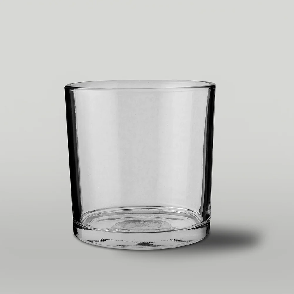64cl Ebony Candle Bowl - Clear